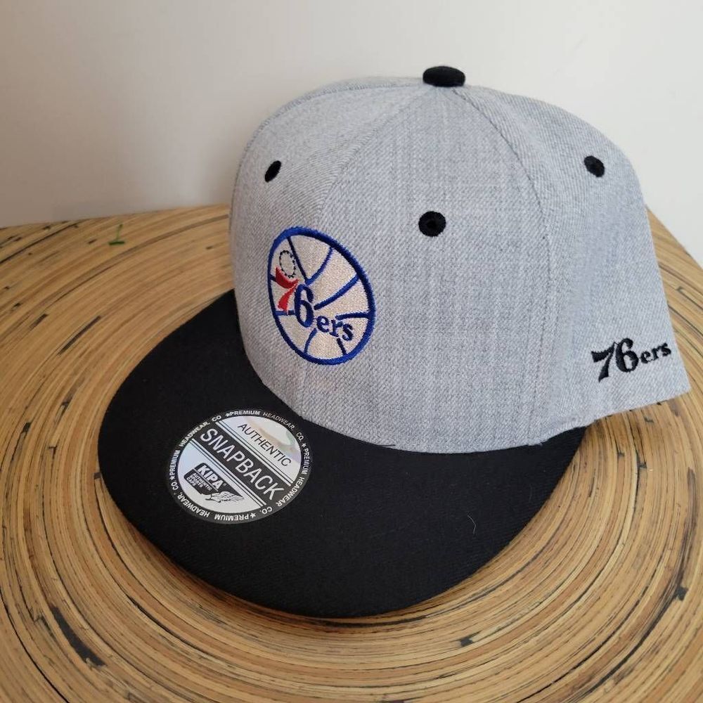 Authentic SnapBack Mens KIPA Authentic Sports Caps Philadelphia 76ers NBA Ball-h